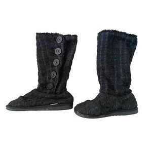 Mukluk Sweater Boots Faux Fur Winter Slippers